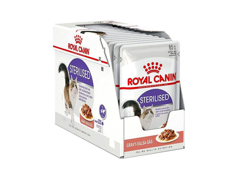 Royal Canin Sterilised Chunks In Gravy 85g (12-Pack)