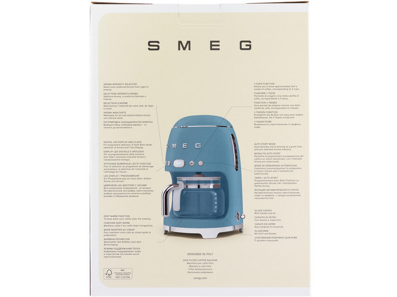 SMEG DCF02SBMEU Coffee maker