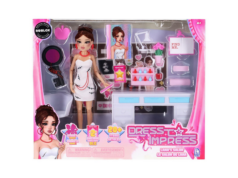 ROBLOX Doll Dress to Impress Fashion Doll Deluxe Set Lana