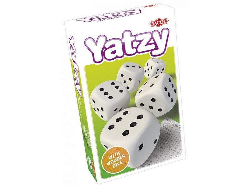 Tactic Yatzy med træterninger