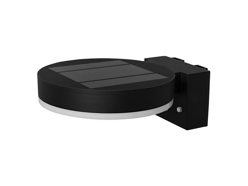 Osram ENDURA Style Solar Single Circle Wall 600lm 6W/830 70mm black
