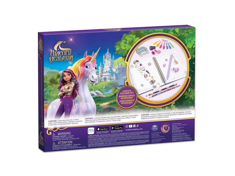 Make It Real Stationery Set Unicorn Academy Enchanted Unicorn