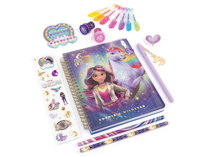 Make It Real Stationery Set Unicorn Academy Enchanted Unicorn