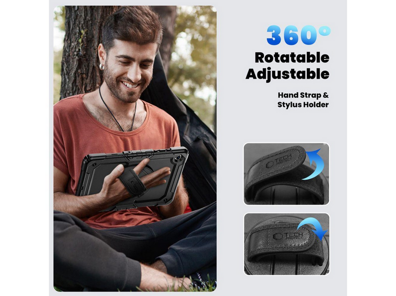 Tech-Protect Solid Case for Samsung Galaxy Tab A9+ / A11+ Plus 11.0 X210 / X215 / X216 / X230 / X235 / X236 - Black
