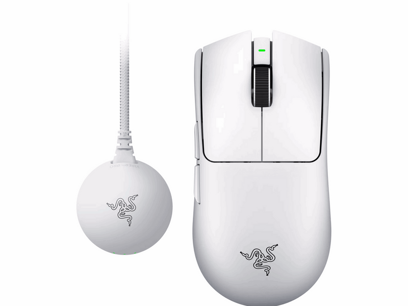 Razer Viper V4 Pro Wireless - Gaming Maus (Weiß)