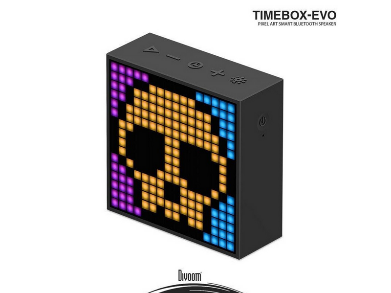 Divoom Timebox-Evo Pixel Art Bluetooth Speaker 16x16