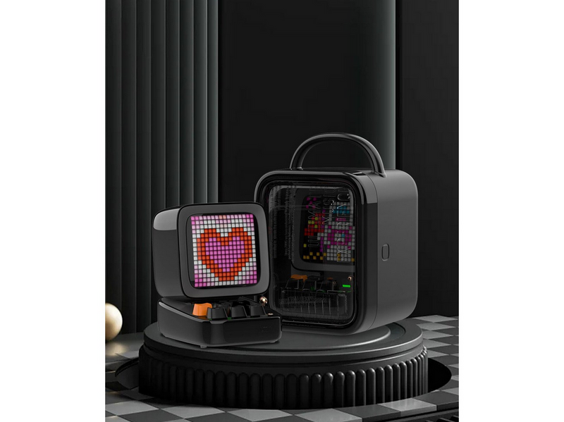 Divoom DitooPro Retro Pixel Art Bluetooth Speaker - Black