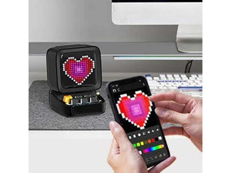 Divoom DitooPro Retro Pixel Art Bluetooth Speaker - Black