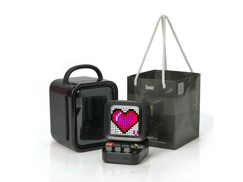 Divoom DitooPro Retro Pixel Art Bluetooth Speaker - Black