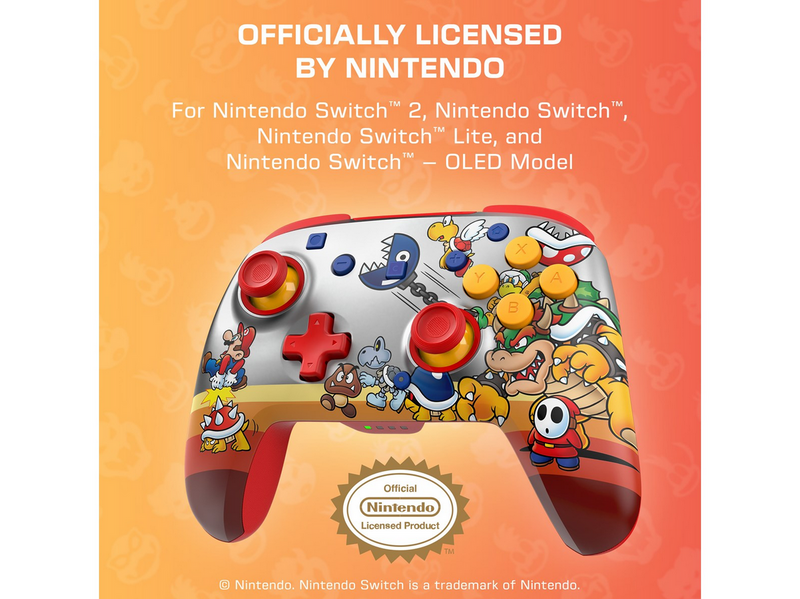 Turtle Beach Rematch Wireless RGB Controller - Koopa Troop - Wireless Controller - Nintendo Switch 2