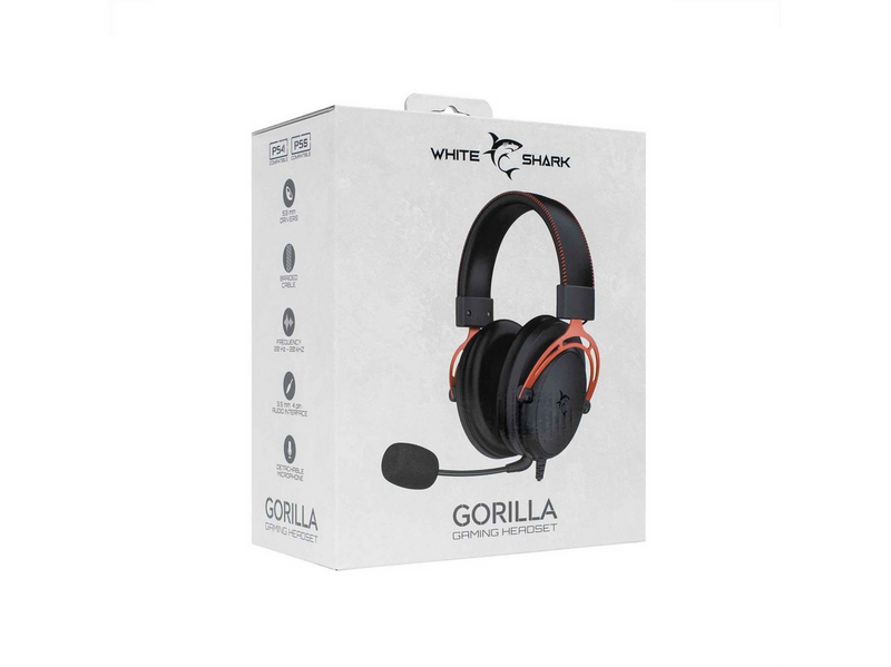 White Shark GORILLA Over-Ear Gaming Headset