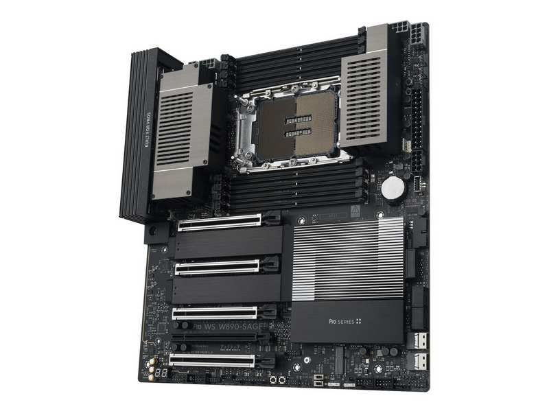ASUS Pro WS W890-SAGE Mainboard - Intel W890 - Intel LGA4710-2 - DDR5 RAM - SSI (Server)