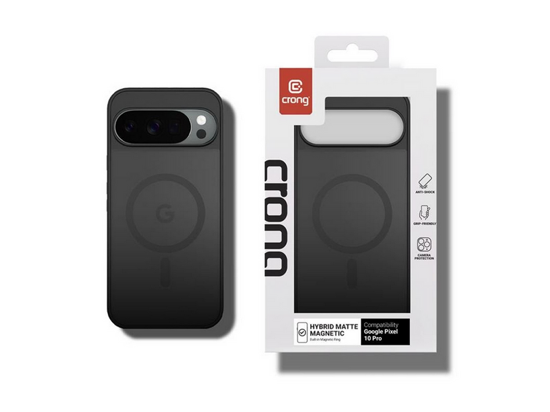 CRONG Hybrid Matte Magnetic - MagSafe Case Google Pixel 10 Pro (Black)