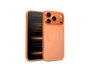 CRONG Hybrid Matte Magnetic - MagSafe iPhone 17 Pro Case (Orange)