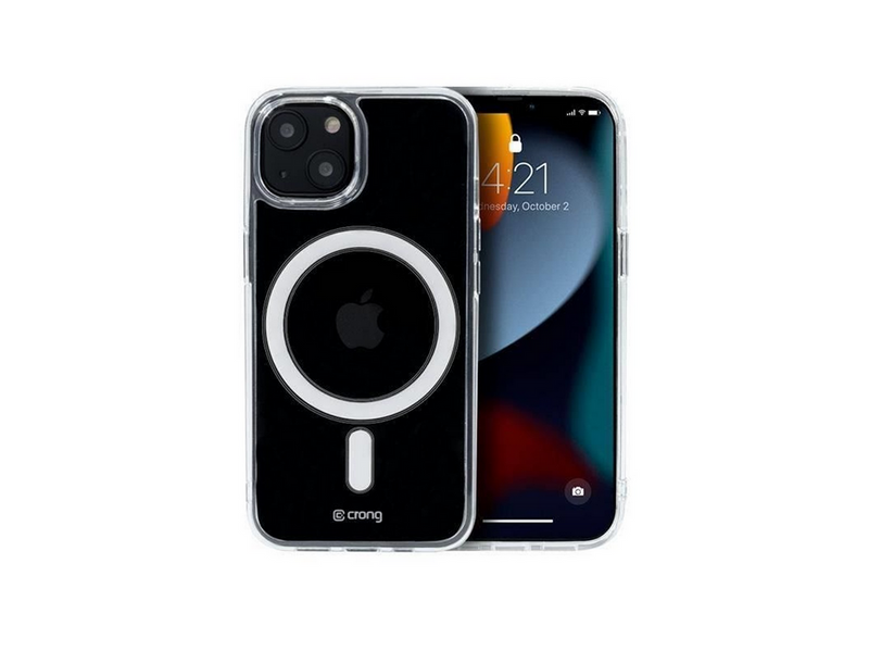 CRONG Clear MAG Cover - iPhone 13 mini MagSafe Case (Clear)