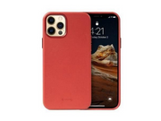 CRONG Essential Cover - iPhone 12 Pro Max Faux Leather Case (Red)