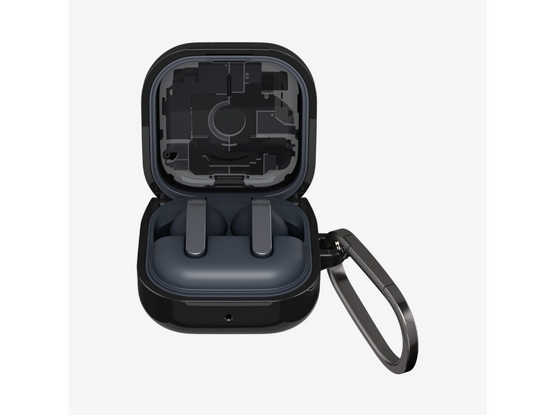 Spigen Ultra Hybrid - zero one black - Samsung Galaxy Buds 4 Pro/4