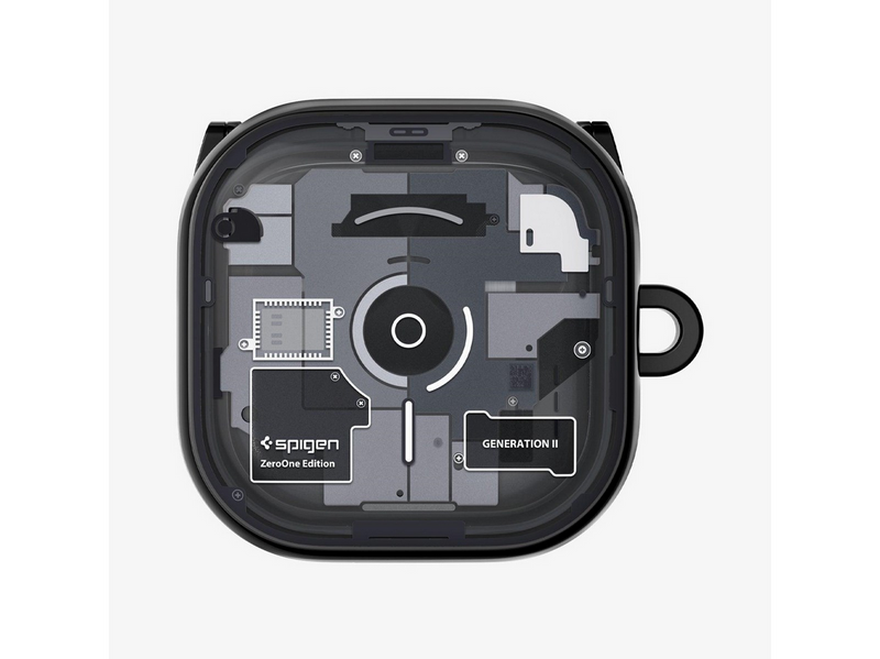 Spigen Ultra Hybrid - zero one black - Samsung Galaxy Buds 4 Pro/4
