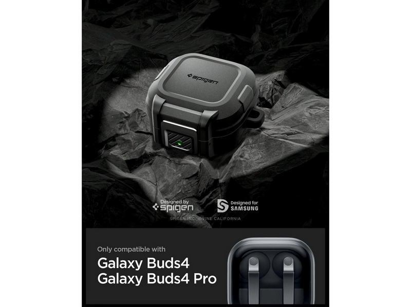 Spigen Lock Fit - matte black - Samsung Galaxy Buds 4 Pro/4