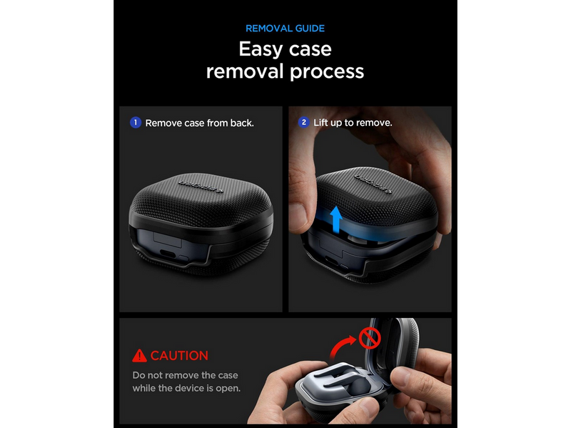 Spigen Classic Fit - black - Samsung Galaxy Buds 4 Pro/4
