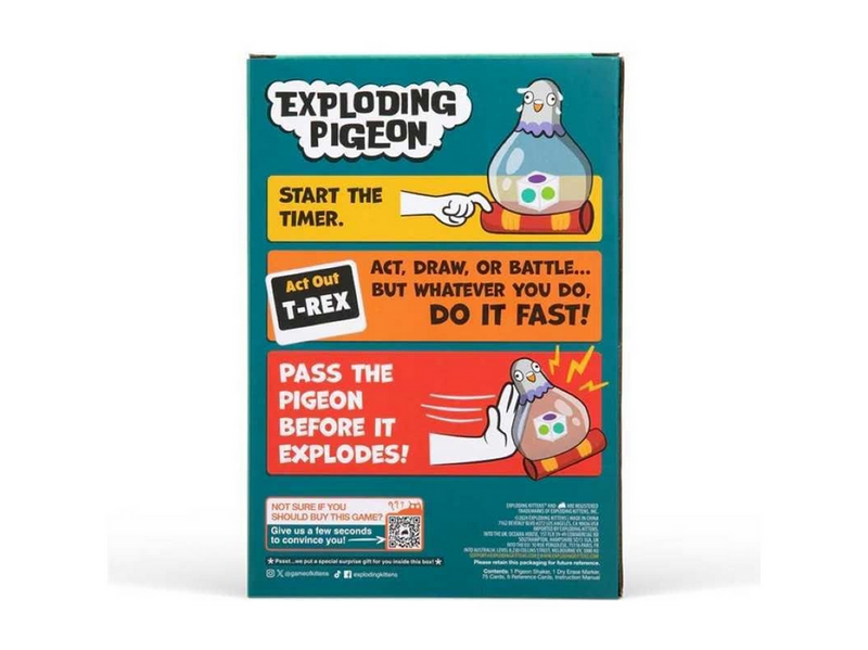 Exploding Kittens - Exploding Pigeon (ENG)