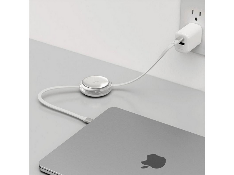 iOttie 100W Retractable USB-C Cable 2 Pack - white