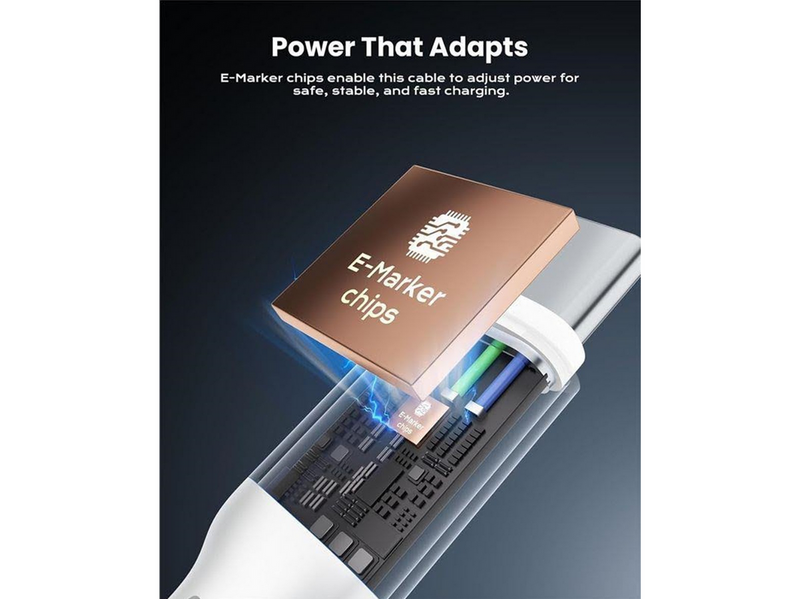 iOttie 100W Retractable USB-C Cable 2 Pack - white