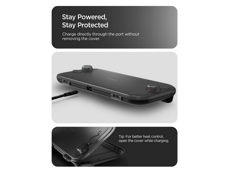 Spigen Thin Fit 360 - frost black - Nintendo Switch 2