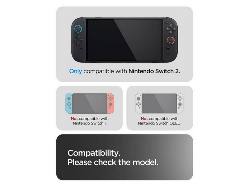 Spigen Thin Fit 360 - frost black - Nintendo Switch 2