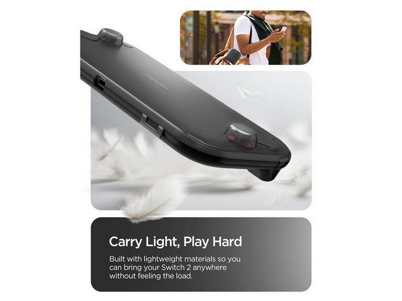 Spigen Thin Fit 360 - frost black - Nintendo Switch 2