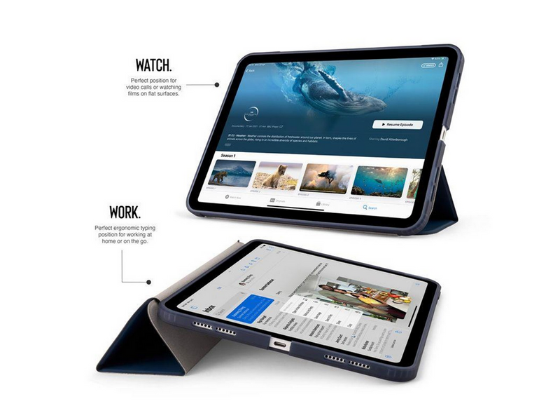 Pipetto Origami No7 Tri-Folio Case - dark blue - iPad A16 / iPad 2022