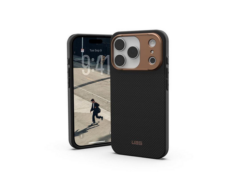 UAG Fibr Armr - kevlar graphite/bronze - iPhone 17 Pro