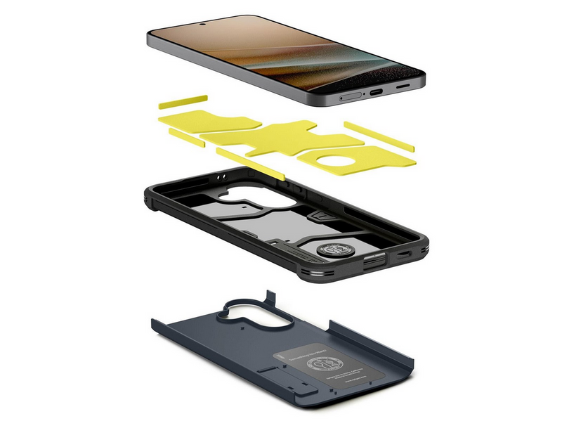 Spigen Tough Armor - metal slate - Samsung Galaxy A57 5G