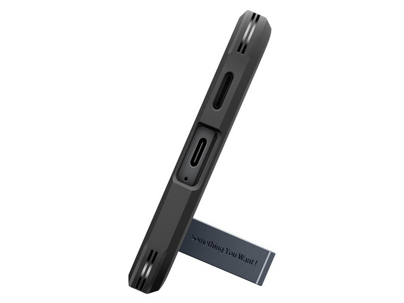 Spigen Tough Armor - metal slate - Samsung Galaxy A57 5G