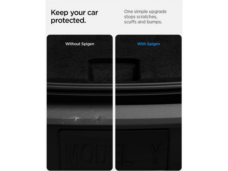 Spigen Rear Bumper Protector TG200-YJ - matte black - Tesla Model YJuniper