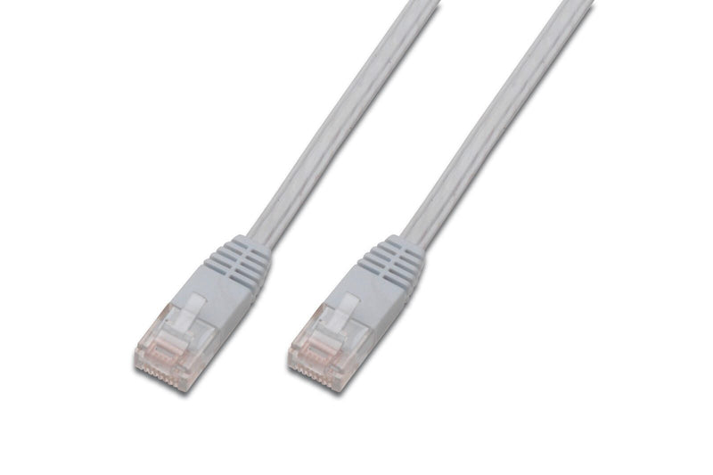 DIGITUS Patch-Kabel flach RJ-45 (M) zu RJ-45 (M) 3 m Kupfer U/UTP Cat 5e weiß (DK-1511-030F/WH)