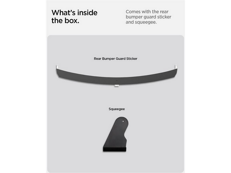 Spigen Rear Bumper Protector TG200-YJ - matte black - Tesla Model YJuniper