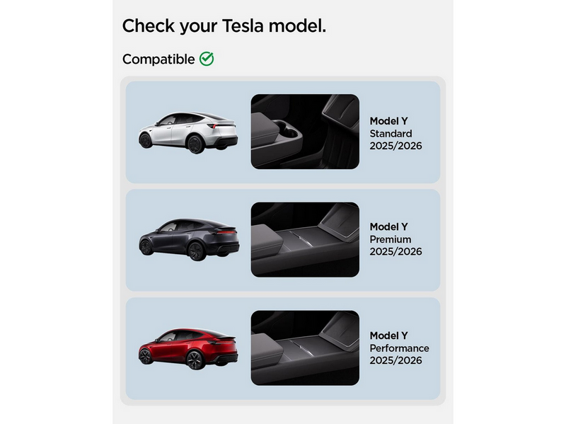 Spigen Tesla Front Emblem - black - Tesla Model YJuniper