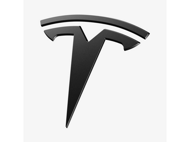Spigen Tesla Front Emblem - black - Tesla Model YJuniper