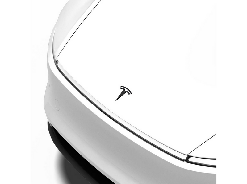 Spigen Tesla Front Emblem - black - Tesla Model YJuniper