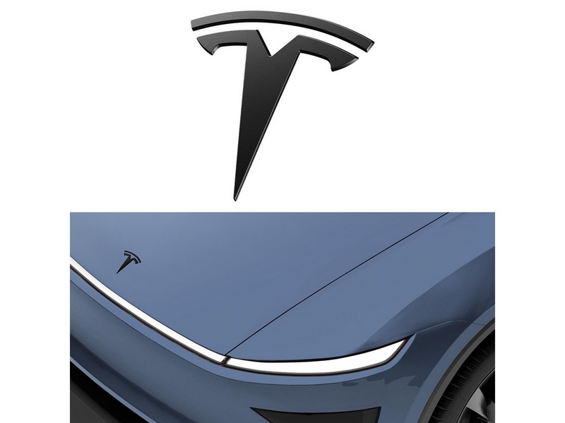 Spigen Tesla Front Emblem - black - Tesla Model YJuniper