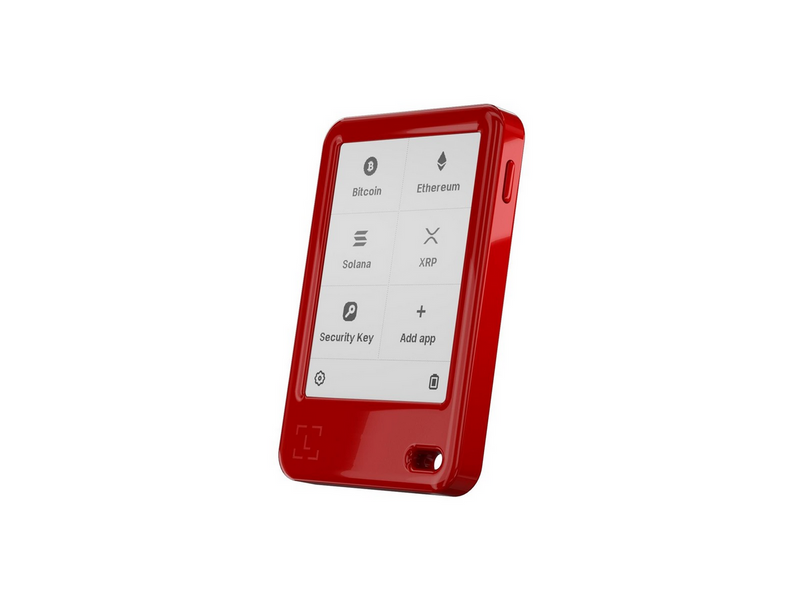 Ledger Nano Gen 5 Cherry Red Crypto Hardware Wallet with Recovery Key