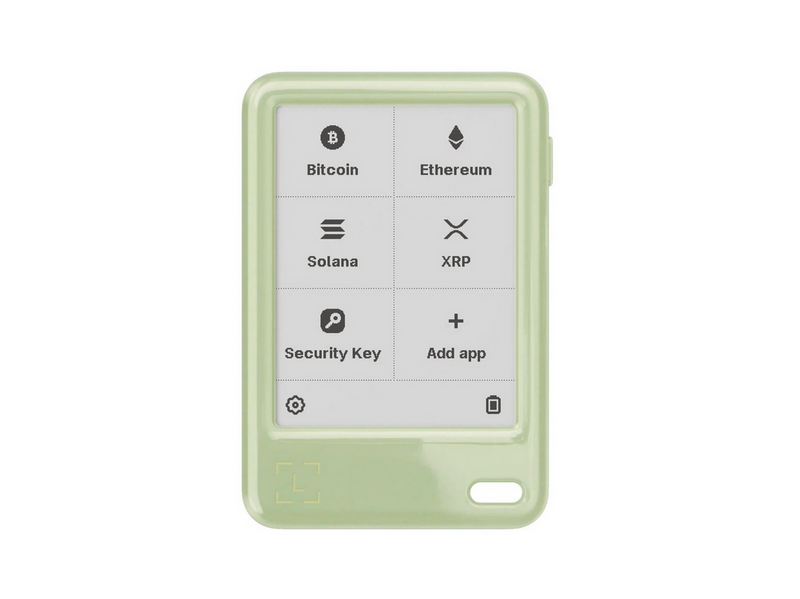 Ledger Nano Gen 5 Matcha Green Crypto Hardware Wallet with Recovery Key