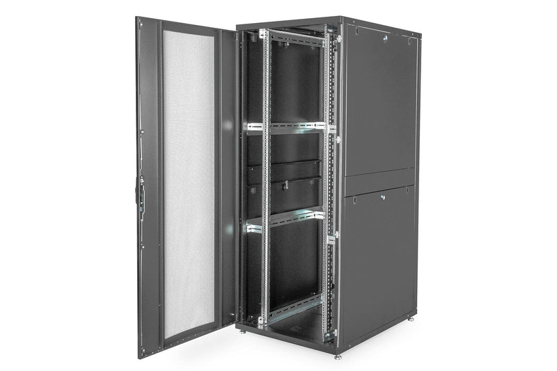 DIGITUS 42HE Serverschrank Professional Unique schwarz 2050x800x1000 mm H x B x T