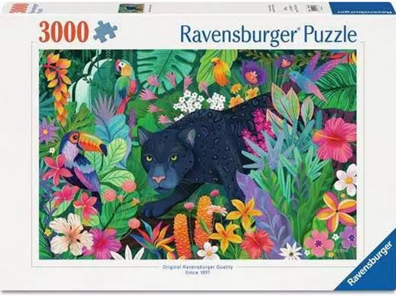 Ravensburger Panther in Flowery Jungle 3000p - 14+