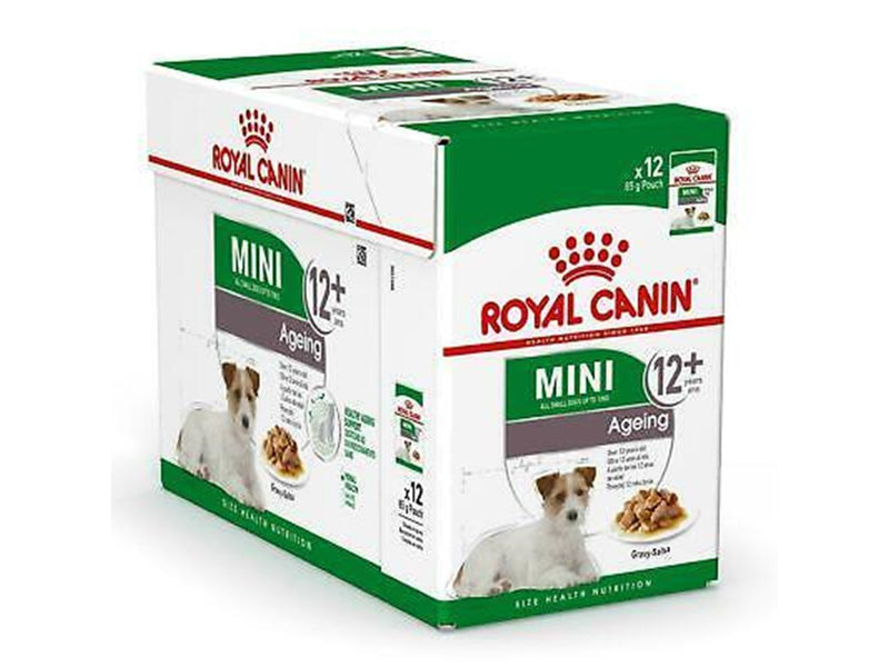 Royal Canin Mini Ageing 12+ Gravy 85g (12-Pack)
