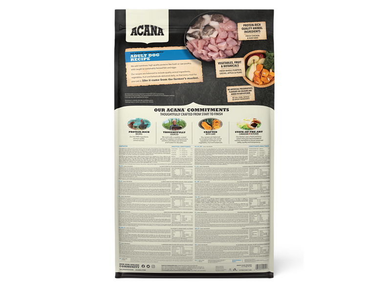 Acana Adult Dog Recipe Dry Dog Food 17 kg