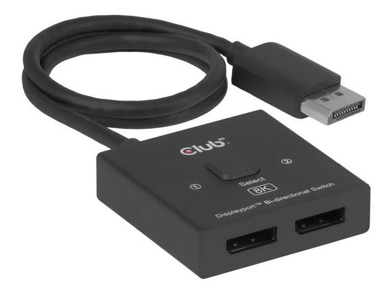Club 3D - video/audio switch - 2 ports