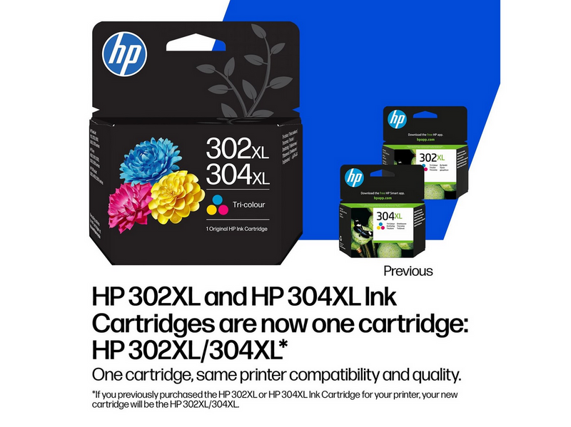 HP 302/304 Tri-Colour