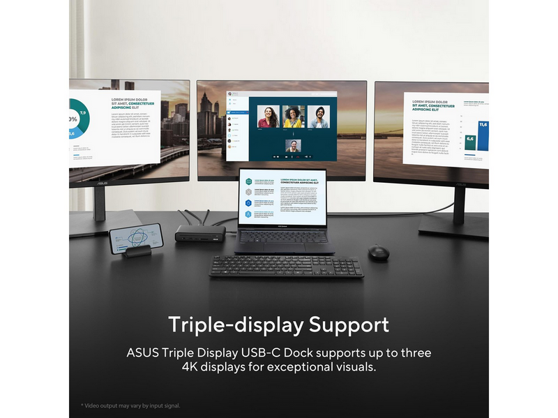 ASUS DC300 Triple Display USB-C Dock